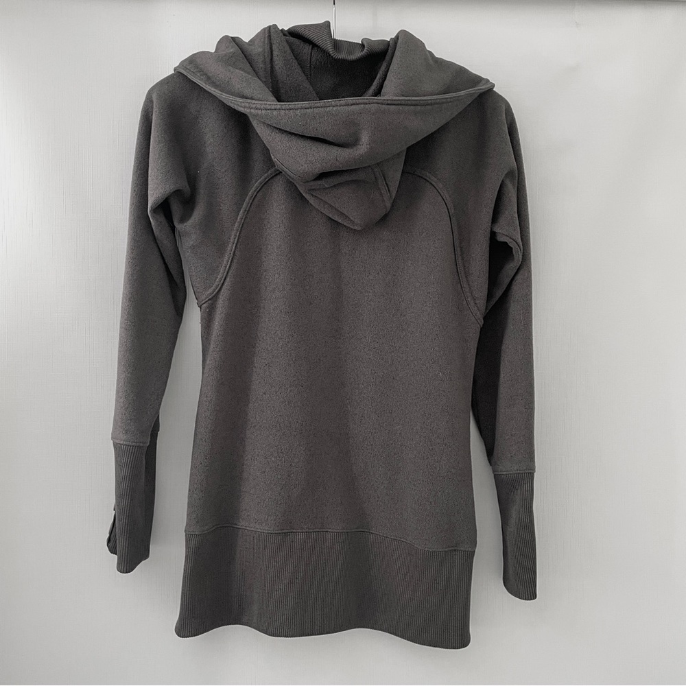 BURTON WB Minx Fleece Full Zip Up S Hooded Jacket Layer Snowboarding Après Ski - Picture 5 of 10